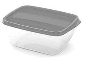 Dėžutė maistui Curver Vedo, 0.75 l, 15.5 cm x 12 cm, skaidri sp./pilka sp.