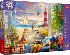 Puzle Trefl Tea Time Summer Breeze 12115, 48 cm x 68.3 cm, 1000 gab., daudzkrāsaina
