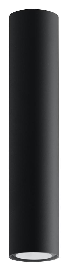 Šviestuvas lubų Sollux Lagos 30, GU10, 1 x 40 W, juoda sp. / juoda sp.