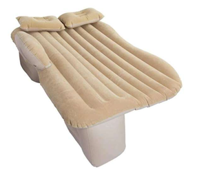 Pripučiamas čiužinys su pompa RoGer Car, rusva sp., 130 cm x 80 cm x 38 cm