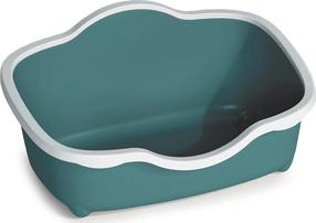 Kačių tualetas su rėmu Zolux Chic Open Smart, žalia sp., atviras, 56 cm x 38.5 cm x 26 cm