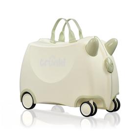 Vaikiškas lagaminas Trunki Glide Ride, balta sp., 17.6 l, 46 x 21 x 31 cm