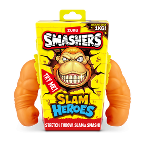 Žaislinė figūrėlė Zuru Smashers Slam Heroes Gorilla, 18 cm, oranžinė sp.