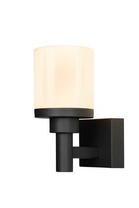 Sieninis lauko šviestuvas Candellux Lighting Saponia, 12W, LED, IP65, juoda sp., 18 cm x 25 cm