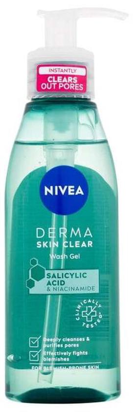 Средство для снятия макияжа Nivea Derma Skin Clear, 150 мл