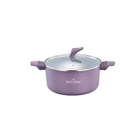 Kastrul Swiss Haus Lake Geneva SH-LC24T, Ø24 cm, 4.97 l, violetne v.