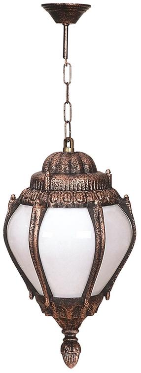 Lauko pakabinamas šviestuvas Opviq BFE-68202-BKR-OP, 60W, E27, IP65, ruda sp., 20 cm x 50 cm