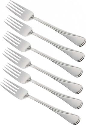 Dakša King Hoff KH-1437, nerūsējošais tērauds, sudraba krās., 6 gab., 19.5 cm