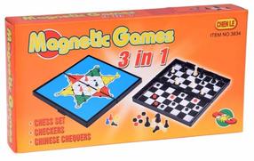 Набор настольных игр Magnetic 3in1 GR0676