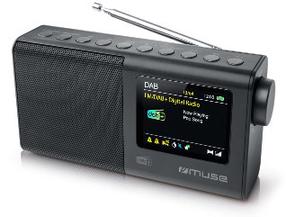 Radio uztvērējs Muse M-117 DB, melna krās.