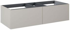 Vonios spintelė po praustuvu Elita Look Slim 120 2DR, fume matt sp., 44.9 cm x 120 cm x 31.8 cm