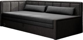 Sofa Fulgeo Poco 4, Poco 10, pilka sp., kairinė, 82 x 214 cm x 77 cm