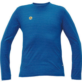T-krekls vīriešu Cerva Noyo ESD LS, royal blue krās., XS izmērs