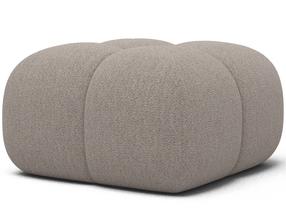 Pufas Covio Bouclé, smėlio sp., 85 cm x 85 cm x 52 cm