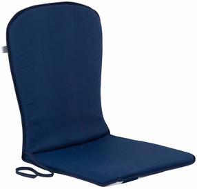Lauko kėdės pagalvėlė Patio Sam D001-41PB / C00-21PB, mėlyna sp./balta sp., 74 x 38 cm