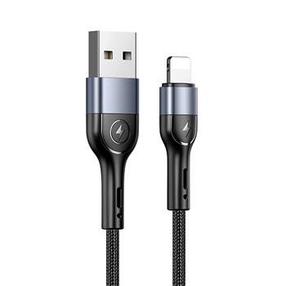 Зарядное устройство для телефона Usams SJ448, Apple Lightning, 100 см, черный цв.