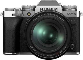 Süsteemne fotoaparaat Fujifilm X-T5 + Fujinon XF 16-80mm F4 R OIS WR, hõbe v./must v.