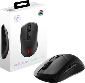 Juhtmevaba mänguhiir MSI Versa 300, bluetooth / usb / 2.4ghz, must v.