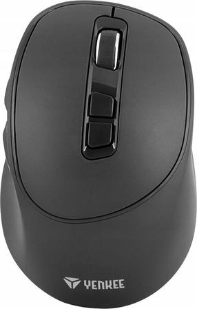 Belaidė kompiuterinė pelė Yenkee YMS 2080GY, 2.4ghz / usb, juoda sp.