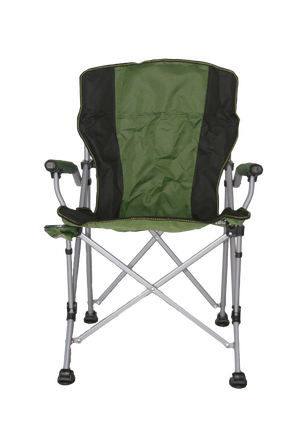 Saliekamais tūrisma krēsls Besk Garden Folding Chair, melna krās./zaļa krās.