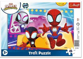 Dėlionė Trefl Spider Gang / Spidey, 25 cm x 15 cm, 15 vnt.