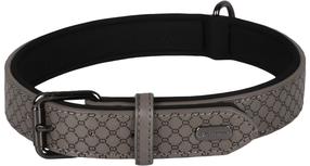 Kaelarihm koertele Flamingo Patti, hall v., 470 - 570 mm x 30 mm, XL
