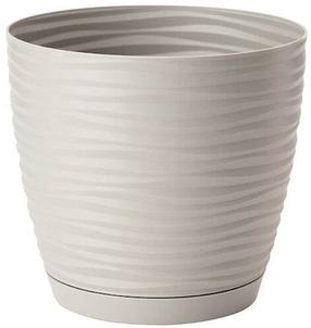 Puķu pods Form Plastic Sahara Petit 118061, plastmasa, Ø 11 cm, pelēka krās.