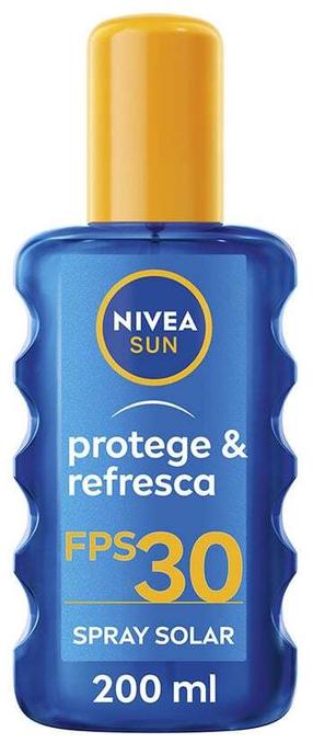 Спрей для ухода за загаром для тела Nivea Sun Protect & Refresh SPF30, 200 мл