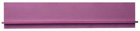 Sieninė lentyna Kalune Design RAF-11-UU-1, violetinė sp., 25 cm x 20 cm x 120 cm