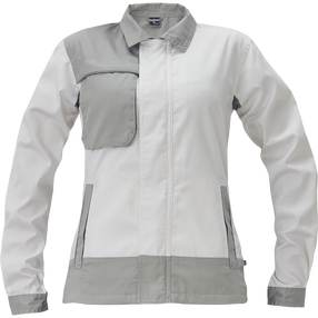 Darbinis švarkas moterims Cerva Montrose Lady, balta sp./pilka sp., 34 dydis