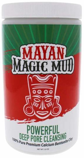 Veido kaukė, valomoji Mayan Magic Mud Powerful Deep Pore Calcium Bentonite Clay, 907 g