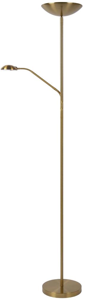 Põrandalamp Lucide Zenith 19791/24/02, 20 W, LED, kuldne v./messing v