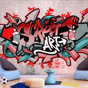 Фотообои Artgeist Street Classic (Red), 105 см x 150 см