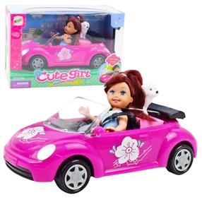 Lėlė su priedais Lean Toys Cute Girl Happy Time 24835, 14 cm, įvairių spalvų