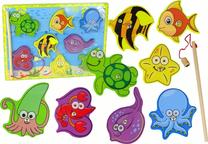 Magnetinis žaidimas Lean Toys Fishing, 22 cm, įvairių spalvų