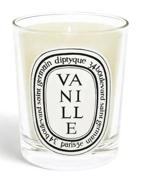 Žvakė, aromatinė Diptyque Vanille, 60 h, 190 g, balta sp.