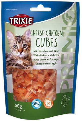 Skanėstas katėms Trixie Cheese Chicken Cubes, 0.05 kg