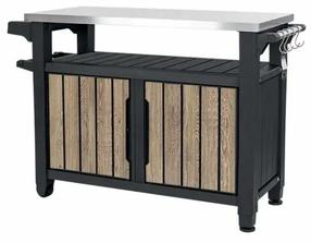 Lauko stalas Keter Deco Unity XL 207 L, ash wood sp., 52 cm x 134 cm x 90 cm