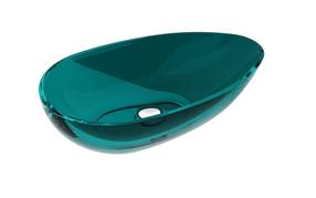 Vonios praustuvas Besco Neya Ocean Breeze, sintetinė derva, 60 cm x 35 cm x 15 cm, žalia sp.