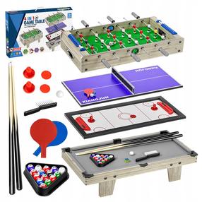 Daugiafunkcinis žaidimų stalas 4 in 1, 69 cm x 36 cm