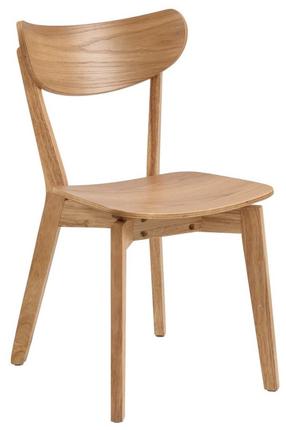 Ēdamistabas krēsls Roxby 91520, ozola krās., 47.5 cm x 44 cm x 79.5 cm