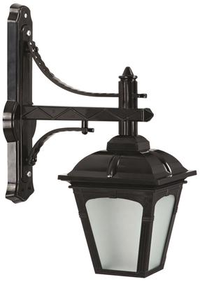 Āra sienas lampa Opviq BAP-68185-BSY-M2, 60W, E27, IP65, melna krās., 40 cm x 50 cm