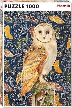 Пазл Piatnik Barn Owl With Mouse, 67.5 см x 44.1 см, 1000 шт., многоцветный