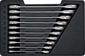 Набор двусторонних кольцевих ключеи Bosch 1600A02AU0, 8 - 19 мм, 10 шт.
