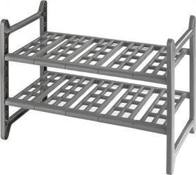 Riiul Wenko Flexi, 44 cm x 28 cm x 39 cm, alumiinium/plastik, hall v.