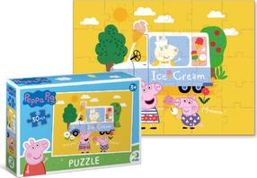Puzle Dodo Peppa Pig, 30 gab., zila krās./dzeltena krās./zaļa krās.