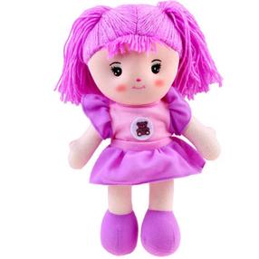 Medžiaginė lėlė Zuzia, 33 cm, violetinė sp.