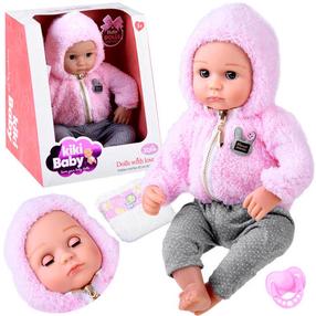 Кукла - новорожденная с аксессуарами Kiki Baby, 43 см, многоцветный
