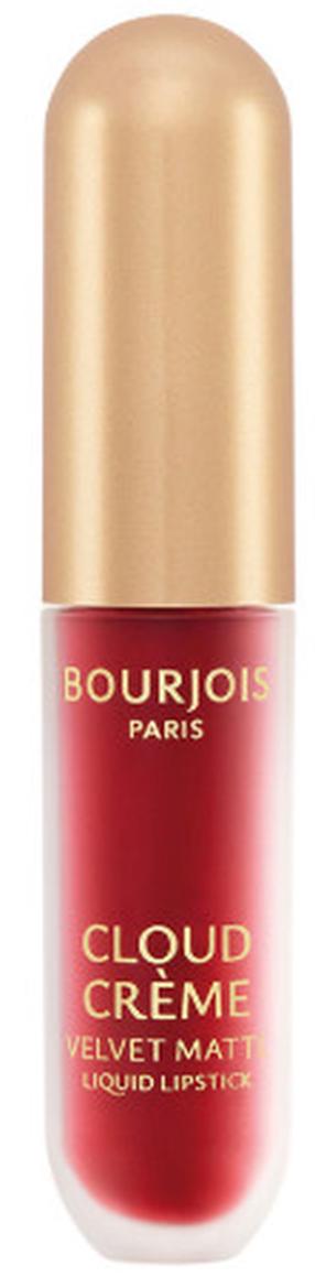 Lūpu krāsa Bourjois Paris Cloud Crème Velvet Matte, 3 ml, cherie cherry krās., 08