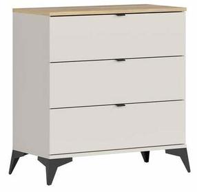 Kummut Glamour, pruun v./beež v., 90 cm x 41.5 cm x 85 cm